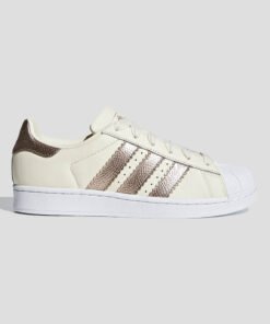 Кецове Adidas Superstar W CG6449 Бял Цвят Слонова Кост С Бронзово Лого