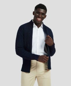 Мъжка Жилетка 10YE6855NAVY Тъмносин Цвят