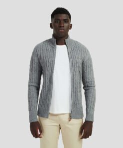 Мъжка Жилетка 10YE6855GREY Сив Цвят