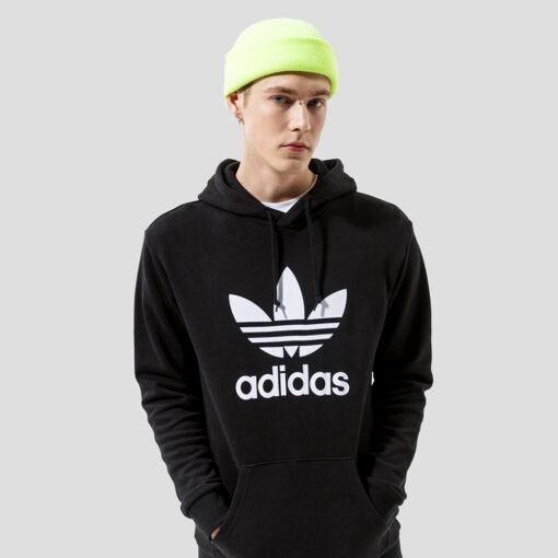 Мъжки Суитшърт Adidas Adicolor Classic Trefoil Hoodie H06667 Черен Цвят