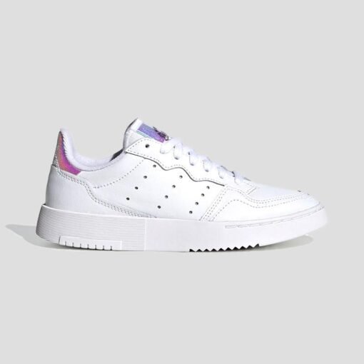 Младежки Кецове Adidas Supercourt J EG8489 Бял Цвят С Холограмни Детайли