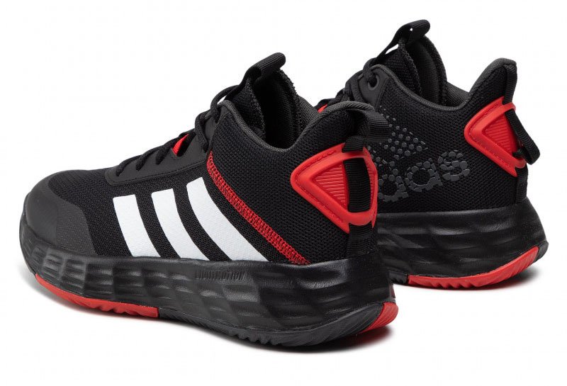 Мъжки Маратонки Adidas OwnTheGame 2.0 H00471 Черен Цвят С Бяло Лого И Червени Акценти