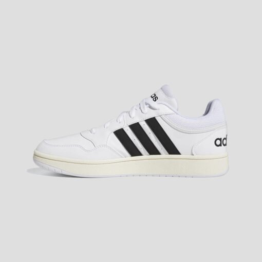 Мъжки Кецове Adidas Hoops 3.0 GY5434 Бял Цвят С Черно Лого