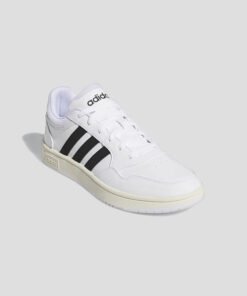 Мъжки Кецове Adidas Hoops 3.0 GY5434 Бял Цвят С Черно Лого