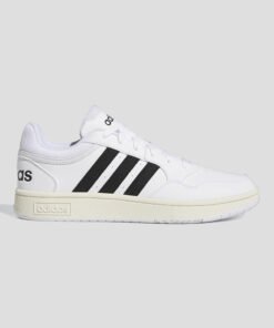 Мъжки Кецове Adidas Hoops 3.0 GY5434 Бял Цвят С Черно Лого
