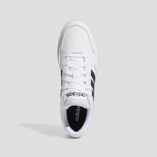 Мъжки Кецове Adidas Hoops 3.0 GY5434 Бял Цвят С Черно Лого
