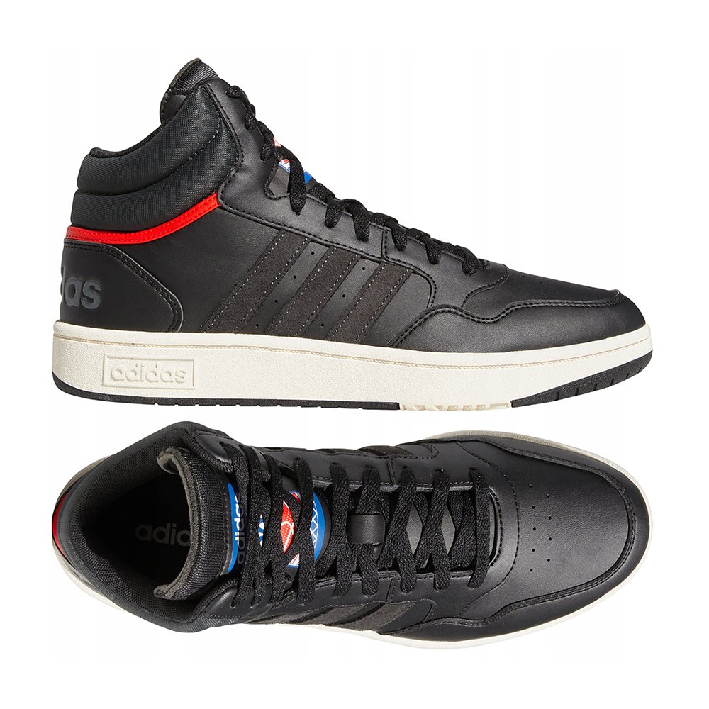 Мъжки Кецове Adidas Hoops 3.0 Mid GZ1344 Черен Цвят
