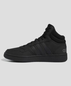 Мъжки Кецове Adidas Hoops 3.0 Mid GV6683 В Наситено Черен Цвят