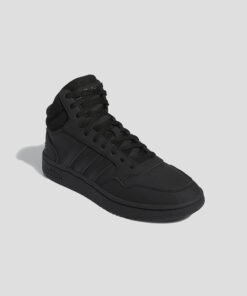 Мъжки Кецове Adidas Hoops 3.0 Mid GV6683 В Наситено Черен Цвят