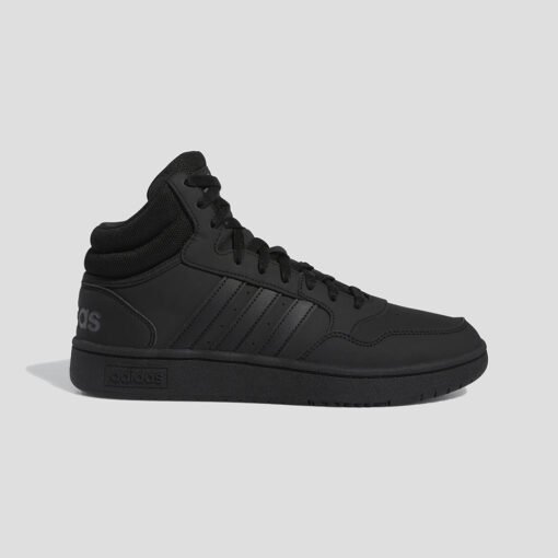 Мъжки Кецове Adidas Hoops 3.0 Mid GV6683 В Наситено Черен Цвят