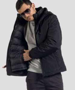 Мъжко Яке 6AX-TG-2916DM-1BLACK Черен Цвят