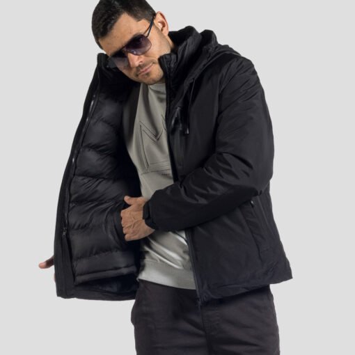 Мъжко Яке 6AX-TG-2916DM-1BLACK Черен Цвят