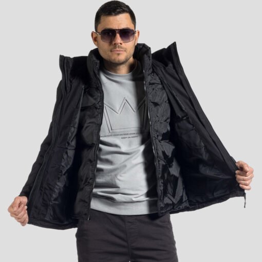 Мъжко Яке 6AX-TG-2916DM-1BLACK Черен Цвят