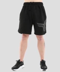 Мъжки Къси Пантaлони Airlife 17051B В Черен Цвят Oversize Кройка