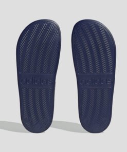 Чехли Adidas Adilette Shower Slides HQ6885 В Син И Бял Цвят С Червено Лого