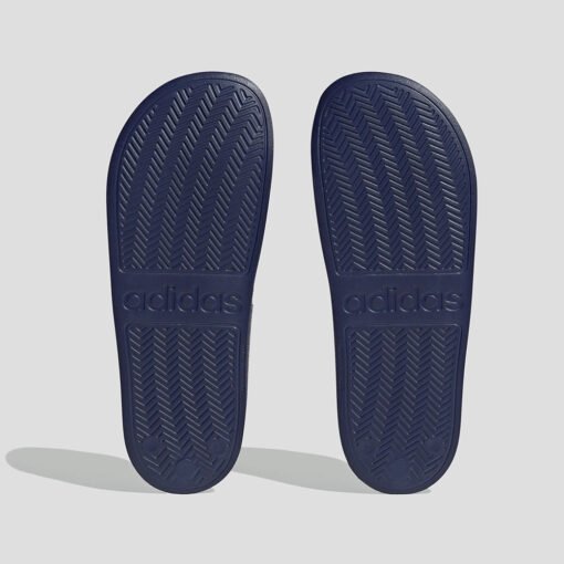 Чехли Adidas Adilette Shower Slides HQ6885 В Син И Бял Цвят С Червено Лого