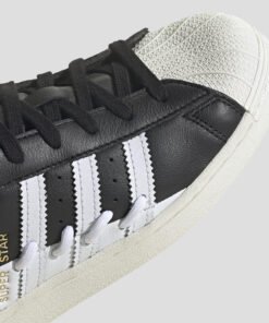 Младежки Кецове Adidas Superstar W GX3419 В Черен И Бял Цвят