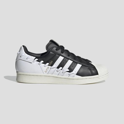 Младежки Кецове Adidas Superstar W GX3419 В Черен И Бял Цвят