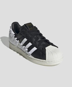 Младежки Кецове Adidas Superstar W GX3419 В Черен И Бял Цвят