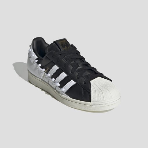 Младежки Кецове Adidas Superstar W GX3419 В Черен И Бял Цвят