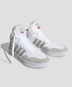 Мъжки Кецове Adidas Hoops 3.0 Mid HP7940 Бял Цвят