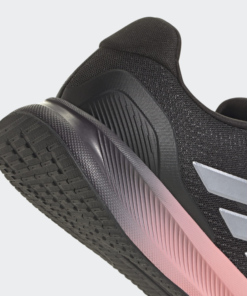 Маратонки Adidas Run Falcon 5 Черен Цвят С Цветна Подметка