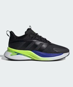 Маратонки Adidas Alpharesponse В Черен Цвят С Контрастна Подметка В Бяло С Жълти И Сини Акценти