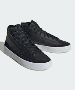 Мъжки Кецове Adidas Znsored Hi Prem Leather IG0437 В Черен Цвят С Бяла Подметка