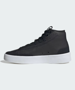 Мъжки Кецове Adidas Znsored Hi Prem Leather IG0437 В Черен Цвят С Бяла Подметка