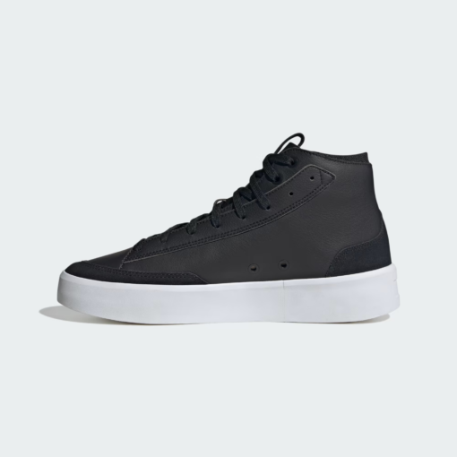 Мъжки Кецове Adidas Znsored Hi Prem Leather IG0437 В Черен Цвят С Бяла Подметка