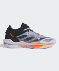 Баскетболни Маратонки Adidas Adizero Select 2.0 Сив Цвят С Черна Горна Част И Оранжево За Акцент