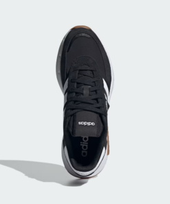 Маратонки Adidas Retropy F2 IH8838 Черен Цвят С Бяла Подметка И Бяло Лого