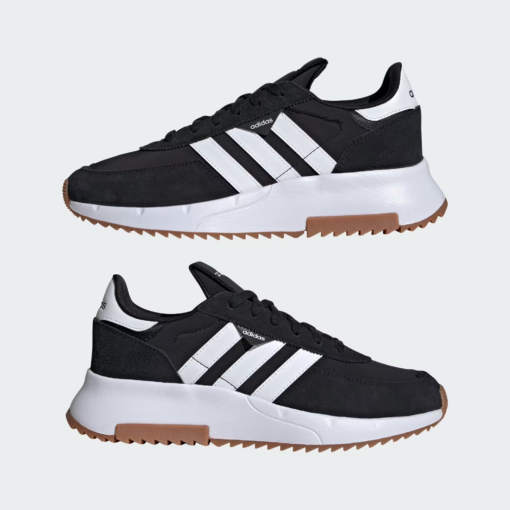 Маратонки Adidas Retropy F2 IH8838 Черен Цвят С Бяла Подметка И Бяло Лого