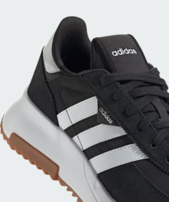 Маратонки Adidas Retropy F2 IH8838 Черен Цвят С Бяла Подметка И Бяло Лого