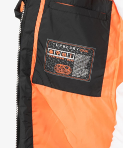 Мъжко Зимно Яке Geographical Norway Beachwood Men В Черен Или Тъмносив Цвят С Цветен Акцент Подплатено С Пух, Дишащо, Пази От Студ, Дъжд И Вятър